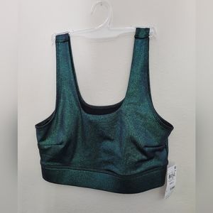 NWT: Jenni Bralette "Iridescent Foil" / Size Small